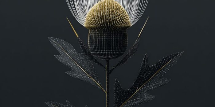 AI提示词_一朵野生蓟花盛开_grok免费版缩略图