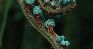 AI提示词_一株优雅的蕨类植物卷曲_chatgpt在线网页缩略图