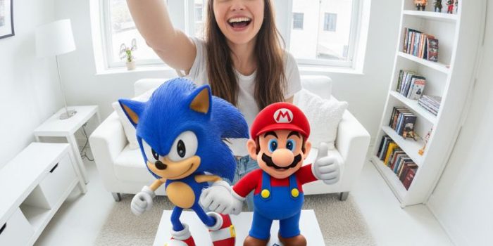 AI提示词_我与索尼克和马里奥在明亮的小客厅中自拍_chatgpt会员多少钱一年缩略图