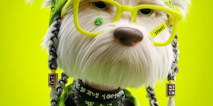 ChatGPT提示词_一只时尚朋克风格的西高地白 Terrier_chatgpt5.0网址缩略图