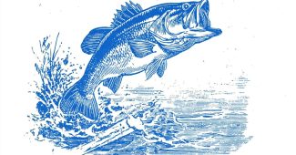 AI提示词_简约单色屏幕印刷的跳鱼设计_chatgpt在线网页聊天缩略图