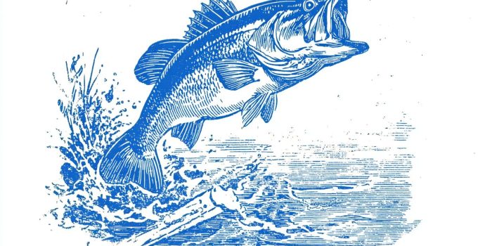 AI提示词_简约单色屏幕印刷的跳鱼设计_chatgpt在线网页聊天缩略图