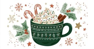 AI提示词_一个温馨的圣诞咖啡饮品装在节日杯子里_chatgpt5.2缩略图