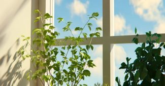 ChatGPT提示词_阳光公寓的家居花园，动漫风格的温暖粉彩插画_chatgpt账号缩略图