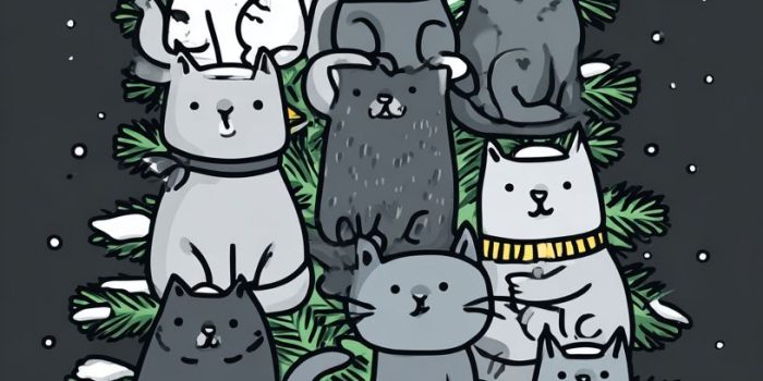 ChatGPT提示词_一棵装饰有各种猫咪的可爱圣诞树_chatgpt中文网缩略图