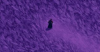 ChatGPT_AI提示词_一位武士在紫色草丛中，展现大自然的美丽_gpt会员价格缩略图