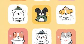 AI提示词_创建一套以快乐小狗为主题的卡通贴纸设计_chatgpt会员多少钱一年缩略图