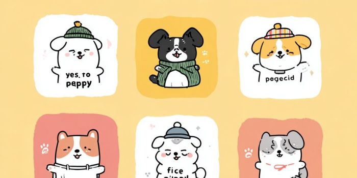 AI提示词_创建一套以快乐小狗为主题的卡通贴纸设计_chatgpt会员多少钱一年缩略图