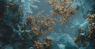 AI提示词_一种大胆的霜花图案_Grok Super缩略图