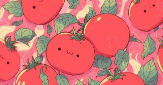 ChatGPT提示词_可爱的韩国番茄插图_chatgpt5网页版缩略图