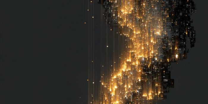 ChatGPT提示词_图像描绘了一只孤独的手掌向上，手指微微张开，下面有一 cascade 的数字区块，象征着区块链代币_chatgpt 下载缩略图