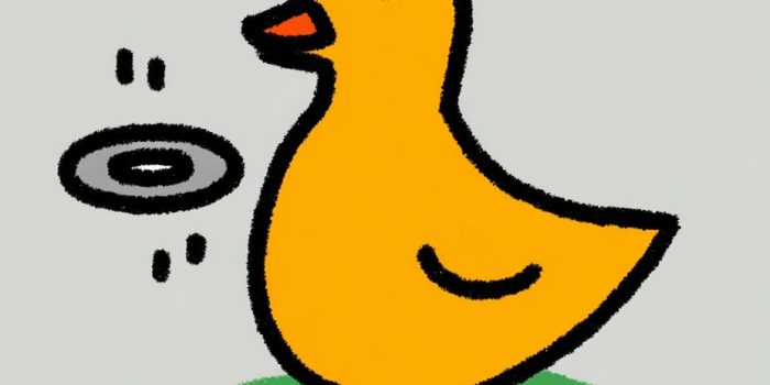 ChatGPT提示词_一只可爱的小黄鸭在玩飞盘_chatgpt会员缩略图