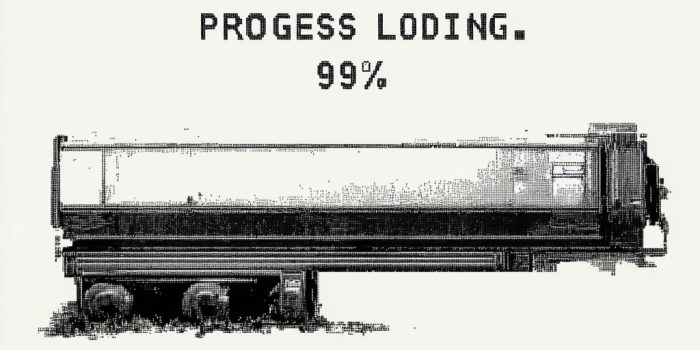 ChatGPT提示词_一个简单的进度条显示90%进度和数字风格的文本“进度加载中…”，扁平矢量设计，单色黑灰色，矩形进度条，微妙的像素风格，白色背景下高清晰度_chat gpt会员便宜缩略图