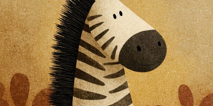 ChatGPT提示词_一个可爱简单的卡通斑马肖像，背景为温暖的浅棕色，采用极简儿童风格_chatgpt5.0下装缩略图