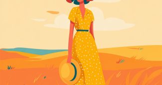 ChatGPT提示词_一位年轻女性在金色时光的田野中手持海滩帽_chatgpt5.0缩略图