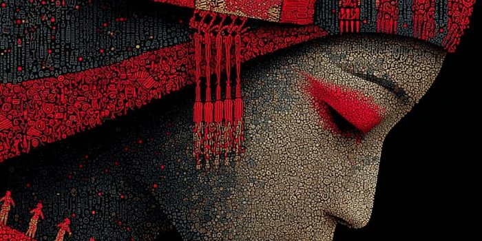 ChatGPT提示词_一张由无数小型人形构成的艺伎脸_chatgpt会员价格缩略图