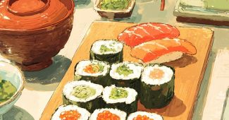 ChatGPT提示词_一本日本杂志通过插图讲解寿司制作_chatgpt电脑版缩略图