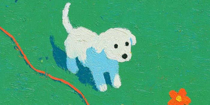 ChatGPT提示词_一只白色的小狗在绿色草地上欢快地追逐橙黄色的小花_chatgpt会员共享缩略图