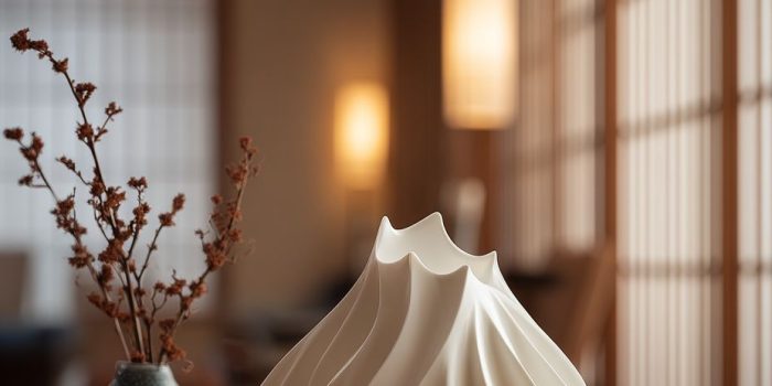 ChatGPT提示词_日本现代电子香薰机，酒店房间，3英寸显示屏，陶瓷质感塑料，禅风极简设计，柔和环境光，优雅曲线，哑光表面，奢华酒店室内，自然元素，宁静氛围，专业产品摄影，工作室灯光_chatgpt5缩略图