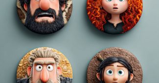 ChatGPT提示词_一个完美的图标集，包含4个土耳其按钮的前视图设计_chatgpt在线网页版缩略图