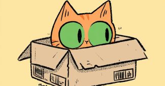 ChatGPT提示词_一只可爱的橘猫在纸箱里_chatgpt会员多少钱缩略图