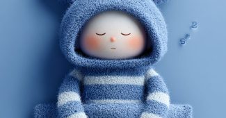 ChatGPT提示词_一幅可爱的人睡觉的3D渲染图_chatgpt在线网页版官方缩略图