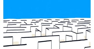 ChatGPT提示词_天空中的多种大小的空白海报_chatgpt5.0中文版缩略图