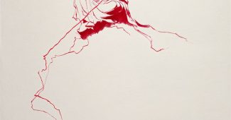 ChatGPT提示词_一幅白色画布上的简单图形，红线勾勒出一个菩萨，随着风的吹动部分线条逐渐消失，模糊现实与幻影的界限，体现了美学与禅意_chatgpt官网中文版缩略图