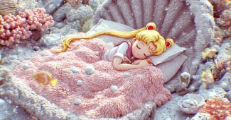 ChatGPT提示词_美少女战士在柔软的床上舒适地睡着，冬季水下环境可爱而富有想象力_chatgpt会员充值缩略图