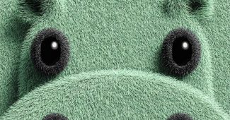 ChatGPT提示词_极简风格的模糊质感插图，细致描绘了河马的眼睛_gpt会员多少钱缩略图