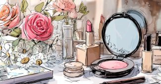 ChatGPT提示词_化妆品和花卉的素描结合真实背景的艺术创作_chatgpt帐号缩略图