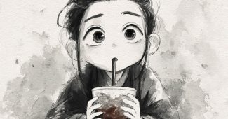 ChatGPT提示词_张飞手握大杯可乐的插画_chatgpt5网页版缩略图