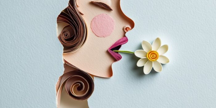 ChatGPT提示词_一位东方美女在画布中央撕开一小口，露出一半的头和一朵小花，面露搞笑神情_gpt会员多少钱一个月缩略图