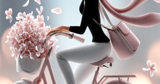 ChatGPT提示词_一位时尚年轻女子在阳光明媚的日子里骑着复古自行车_苹果手机购买gpt会员有什么用缩略图