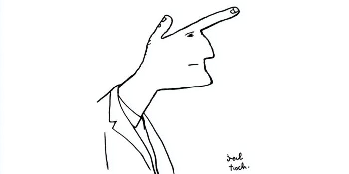 ChatGPT提示词_一幅极简超现实线条艺术插图，描绘一具人的身体，头部是手，手掌上有一张平静的脸，身躯指向其手头，表现出不被触碰的姿态，黑白单线条绘画风格_chat gpt会员的作用缩略图