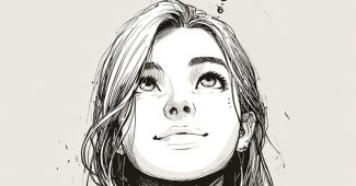 ChatGPT提示词_一个女人在思考，眼睛向上看，头顶有两个气泡标记着“是”（绿色）和“否”（红色）_chatgpt5.0有出吗缩略图