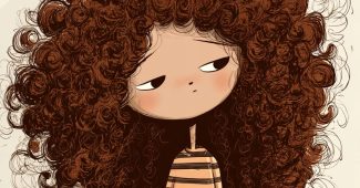 ChatGPT提示词_一只小巧的毛绒玩具穿着时尚的灯笼裤和条纹长袖衫，展现出幽默和好奇的表情_chatgpt在线网页聊天缩略图