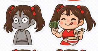 ChatGPT提示词_设计一套以参考角色为主角的Q版表情包，共9个，体现多样情绪_gpt会员充值缩略图