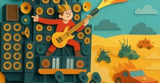 ChatGPT提示词_将图像转变为儿童书籍插图，采用数字纸艺风格，展示色彩斑斓的纸层，营造出卡通人物和背景_国内如何买gpt会员缩略图