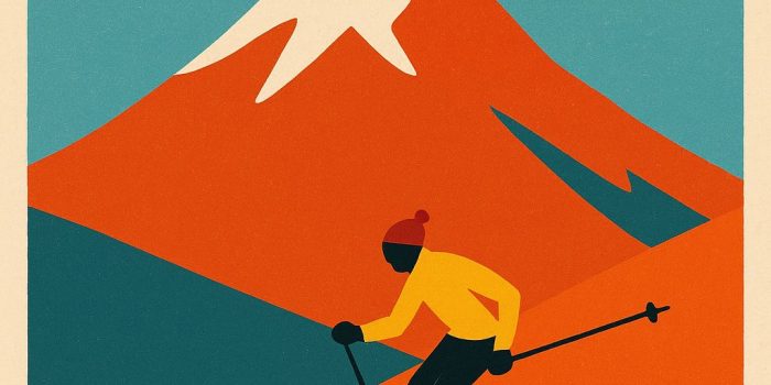 ChatGPT提示词_一幅以帕克城滑雪为主题的简约风格画作_chatgpt5.1缩略图