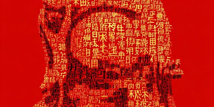 ChatGPT提示词_这幅艺术插图展现了由“福”字组成的财富之神，其背景为闪亮的金色和亮红色_chatgpt官网中文版4.0缩略图