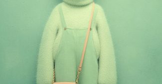 ChatGPT提示词_一个时尚女孩穿着清新的搭配，手拿粉色手袋和可爱的白色卷毛小狗站在前景_国内如何买gpt会员卡便宜缩略图