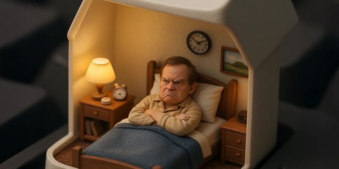 ChatGPT提示词_一个心情不好的迷你人物在键盘的删除键下，里面是一个完整的迷你卧室_chatgpt会员有什么功能缩略图