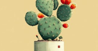 ChatGPT提示词_这是一幅简约风格的仙人掌插图_chatgpt5.2缩略图