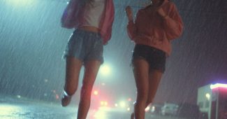 ChatGPT提示词_两位美丽的东南亚与欧洲混血的Z世代好友在雨中赤脚奔跑和跳舞，充满活力的笑声_chatgpt5.1版本更新缩略图