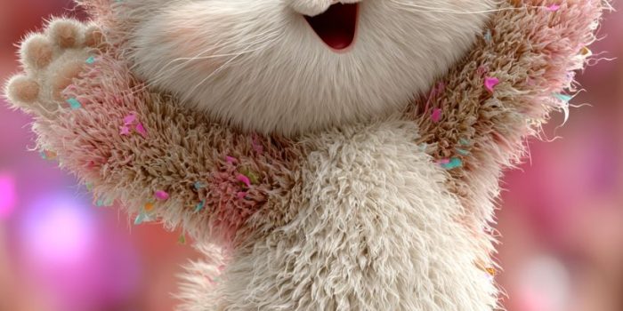 ChatGPT提示词_一只可爱的白色小猫在五彩斑斓的K-pop演唱会上跳舞_chatgpt网页缩略图