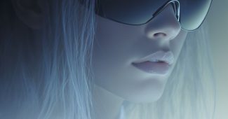 ChatGPT提示词_一位女性穿着科技风穿搭的超现实主义肖像_chatgpt官网中文版4.0缩略图