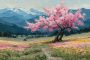 ChatGPT提示词_盛开的樱花林展现出油画的田园宁静，厚重的油彩勾勒出丰盈宁静的风景_chatgpt官网中文缩略图