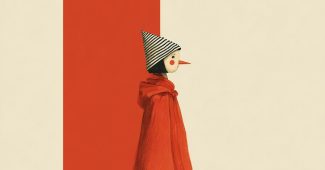 ChatGPT提示词_这幅插图描绘了一个快乐的木偶男孩巴拉蒂诺，他穿着红色斗篷和黑色鞋子，展现了一种轻松幽默的艺术氛围_chatgpt在线网页版免登录缩略图