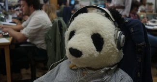 ChatGPT提示词_一只穿着衬衫的熊猫在办公室椅子上看起来很疲惫_chat gpt会员是智商税嘛缩略图